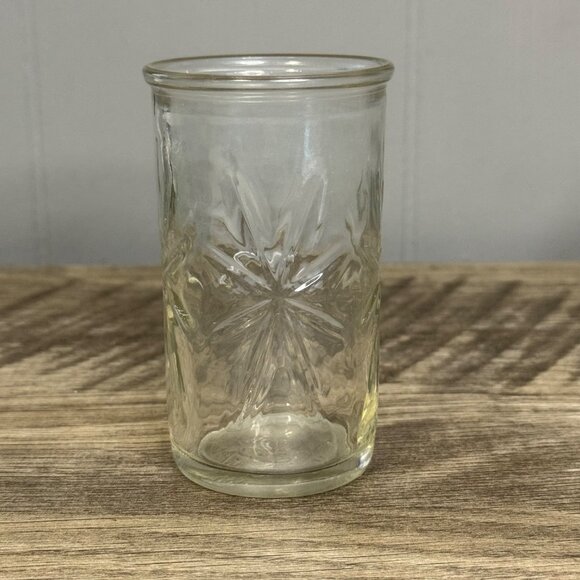 Lot of 9 Vintage Atomic Starburst Jelly Jar Juice Glass 50th Anniversary - Picture 5 of 6